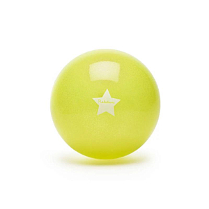 Мяч Ratatam "Yellow Glitter", желтый, 15 см